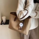 Wholesale Women Casual Solid Color Simple Large Capacity Tote Bag - Image 3