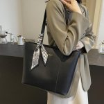 Wholesale Women Casual Solid Color Simple Large Capacity Tote Bag - Image 3