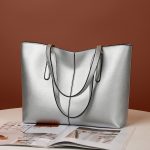 Wholesale Women Simple Solid Color Large Capacity Tote Bag - Image 4