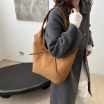 Wholesale Women Fashion Casual Solid Color Bowknot Frosted Tote Bag - Image 2