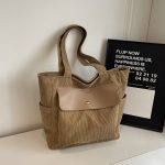 Large Capacity Retro Women Corduroy Bag - Image 3