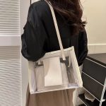 Wholesale Summer Transparent Large Capacity Pvc Tote Bag - Image 3