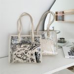 Wholesale Transparent Handbag Office Worker Waterproof Tote Bag - Image 3