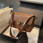 Wholesale Fashion Solid Color Flip Square Shoulder Bag - Image 3