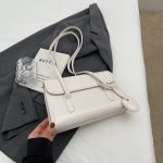 Wholesale Women Fashion Casual Solid Color Shoulder Bag - Image 2