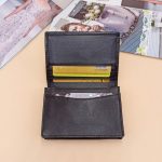 Wholesale Multi-Card Creative Leather Card Holder Solid Color Wallet - Image 2