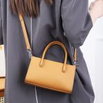 Wholesale Women Fashionable Temperament Genuine Leather Portable Diagonal Bag - Image 2