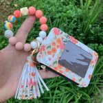 Wholesale Fashion Printed Leather Silicone Bead Bracelet Wallet - Image 3