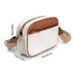 Women Casual Pu Leather Square Crossbody Bag - Image 3