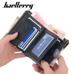 Wholesale Men Wallet Double Zipper Buckle Coin Purse Retro Wallet Vertical Coin Purse - Image 3