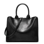 Women Simple Portable Square Tote PU Handbag - Image 3