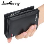 Men Zipper Short Wallet Multi-Card Fashion Vertical Mini Purse - Image 2