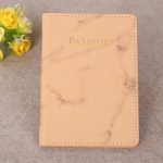 Wholesale Fashion Passport Cover PU Marble Style Travel ID Credit Card Passport Holder Purse Bag - Image 3