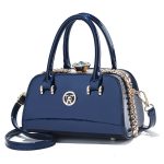Women Fashion Casual Solid Color Small Square Handbag - Image 3