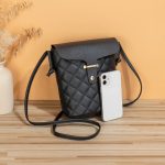 Women Fashion Casual Rhombic Embroidered Crossbody Purses - Image 2