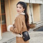 Women Fashion Solid Color Zipper Star Pendant Long Purses - Image 2