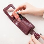 Women Fashion Crocodile Mini Portable Purses - Image 2