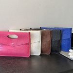 Women Fashionable Simple Large Capacity PU Flap Rectangular Purses - Image 3