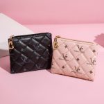 Wholesale Women Fashion Rhombic Letters Square Zipper Purses - Image 2