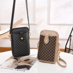 Women Simple Pattern Printed Rectangular Zip Crossbody Purses - Image 2