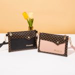 Women Simple Print Multi-Function Zipper Purses - Image 2