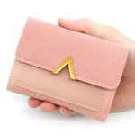 Women Frosted Solid Color Large Capacity Wallet - Image 3