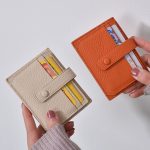 Women Fashion Solid Color Thin Small Card Holder Multifunctional Pu Wallet - Image 2