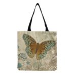 Wholesale Women'S Multifunctional Large Capacity Butterfly Print Shopping Bag - Image 19