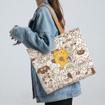 Wholesale Women'S Fashion Anime Large Capacity Canvas Tote Bag - Image 23
