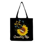 Wholesale Women'S Multifunctional Large Capacity Butterfly Print Shopping Bag - Image 23