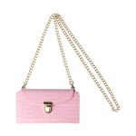 Wholesale Women Fashion Multifunctional Crossbody Vertical Retro Mini One Shoulder Crocodile Pattern Coin Purse - Image 24