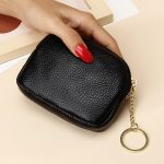 Women Fashion Solid Color Zipper Small Wallet - Image 3