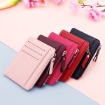 Women Fashion Slim Candy Color Zipper Wallet - Image 3