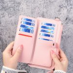 Women Fashion Long Multifunctional Multi-Card Zipper Buckle Wallet - Image 4