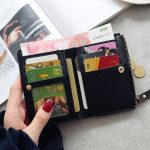 Women Fashion Cherry Embroidery Compact Wallet - Image 4