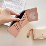 Women Fashion Tulip Simple And Fresh Short Wallet - Image 3