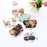 Women Fashion Creative Canvas Rose Buckle Short Wallet - Image 4