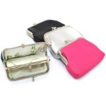 Women Fashion Solid Color Clip Compact Wallet - Image 4