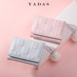 Women Fashion Fluff Ball Bunny Print Compact Wallet - Image 3