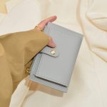 Women Fashionable Simple Zipper Magnetic Multi-Card Mini Wallet - Image 4