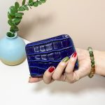 Women Fashion Crocodile Anti-Degaussing Multi-Card Mini Zipper Wallet - Image 3