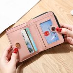 Women Fashion Dandelion PU Tassel Zipper Mini Wallet - Image 3