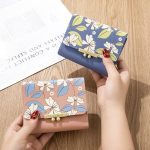Women Fashion Cute Floral Print Mini Wallet - Image 4