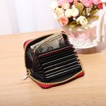 Unisex Fashion Crocodile Zip Mini PU Wallet - Image 3