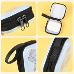 Women Cartoon Creative Cat Elephant Square Tinplate Zipper Wallet - Image 3