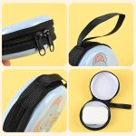 Women'S Cartoon Cute Elephant Dinosaur Round Mini Tinplate Wallet - Image 2