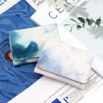 Women Fashion Gradient Folding PU Wallet - Image 3