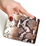 Women Fashion Snake-Pattern Fold-Over Wallet - Image 3