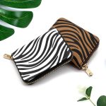 Women Fashion Leopard Zebra Mini Zipper Wallet - Image 3