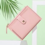 Women Fashion Simple Zipper PU Square Wallet - Image 4